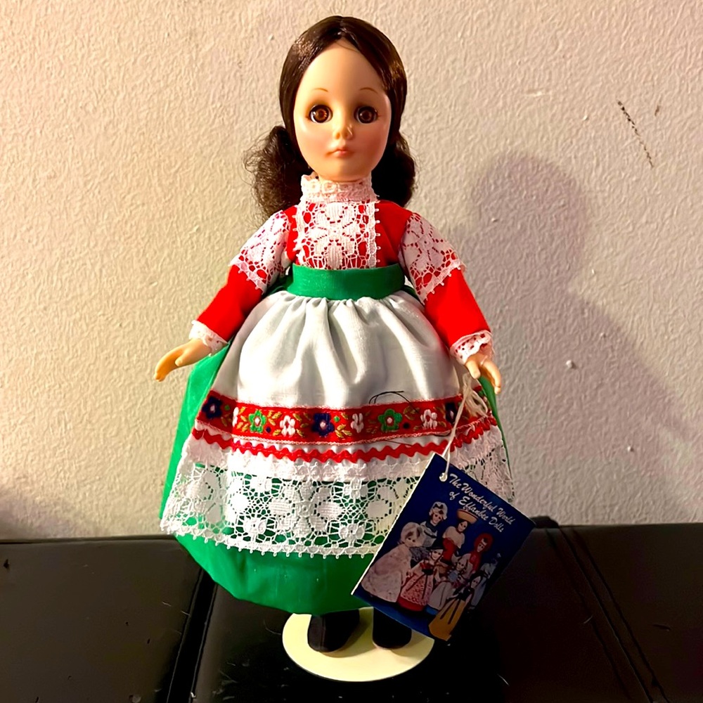 Effanbee Italy Doll with stand